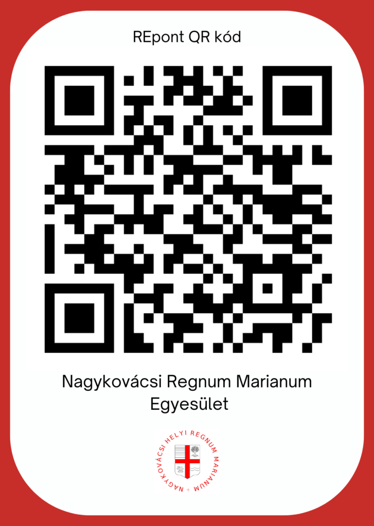 Nagykovácsi Regnum Marianum QR kód